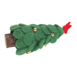 Wool Felt Christmas Tree Wood Small Christmas Tree Decorations for Home Display Window Green