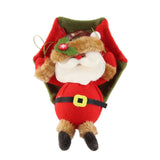 Christmas Decoration Parachute Christmas Snowman Pendant Shopping Malls Parachute Jumping Dolls - Rear View