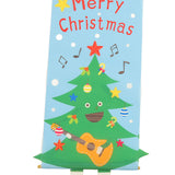 Christmas Flags Ornament Christmas Tree Designed Bamboo and Cloth Christmas Hanging Sign for Door Home - Extra Image