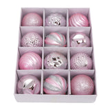 Christmas Tree Balls Ornaments Christmas Tree Decorations for Family Parties Garden Dinners Birthday Parties Pink