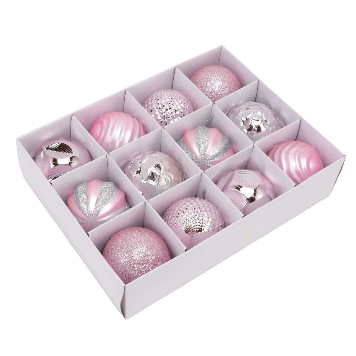 Christmas Tree Balls Ornaments Christmas Tree Decorations for Family Parties Garden Dinners Birthday Parties Pink