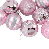 Christmas Tree Balls Ornaments Christmas Tree Decorations for Family Parties Garden Dinners Birthday Parties Pink - Extra Image
