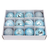 Christmas Tree Balls Ornaments Christmas Tree Decorations for Family Parties Garden Dinners Birthday Parties Blue