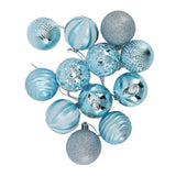 Christmas Tree Balls Ornaments Christmas Tree Decorations for Family Parties Garden Dinners Birthday Parties Blue