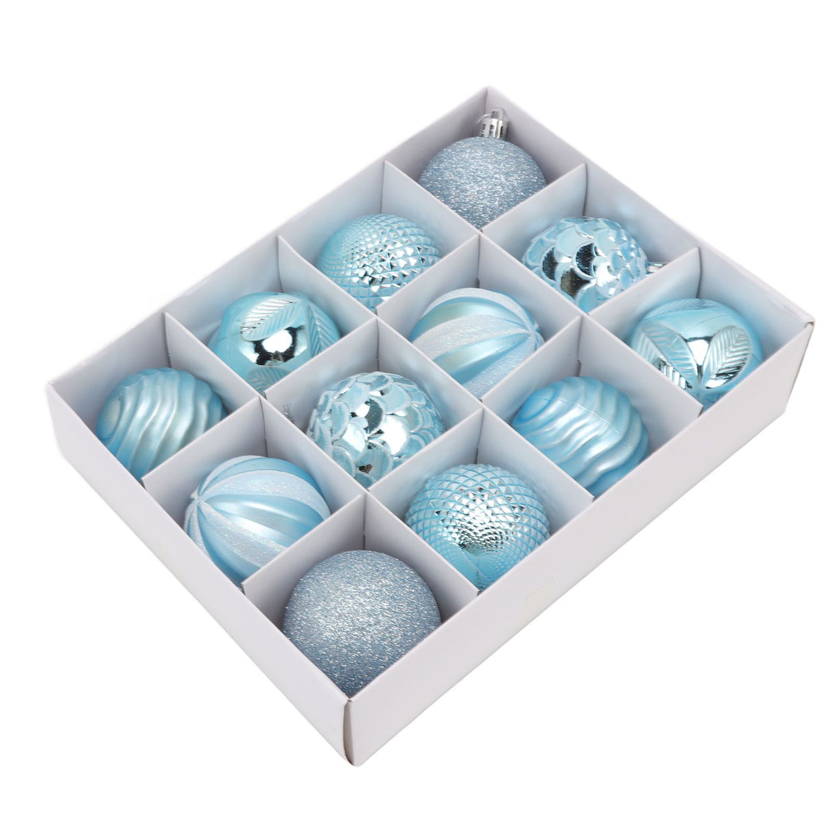 Christmas Tree Balls Ornaments Christmas Tree Decorations for Family Parties Garden Dinners Birthday Parties Blue