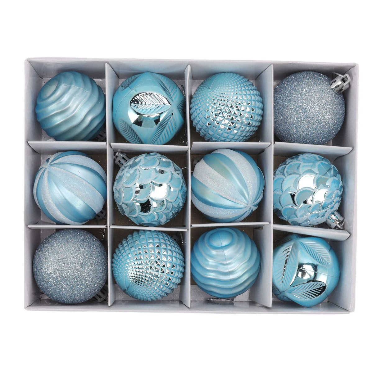Christmas Tree Balls Ornaments Christmas Tree Decorations for Family Parties Garden Dinners Birthday Parties Blue