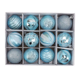 Christmas Tree Balls Ornaments Christmas Tree Decorations for Family Parties Garden Dinners Birthday Parties Blue - Extra Image