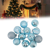 Christmas Tree Balls Ornaments Christmas Tree Decorations for Family Parties Garden Dinners Birthday Parties Blue