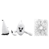 Angry Ghost Plush Toys Crashing Ghosts Halloween Broken Window Ghost for Indoor Outdoor Party Decoration