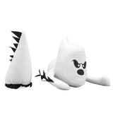 Angry Ghost Plush Toys Crashing Ghosts Halloween Broken Window Ghost for Indoor Outdoor Party Decoration - Top-Down View