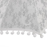 White Lace Umbrella Vintage Wedding Bridal Lace Parasol Children's Photo Costume Lace Umbrella for Photography Props 51322 G