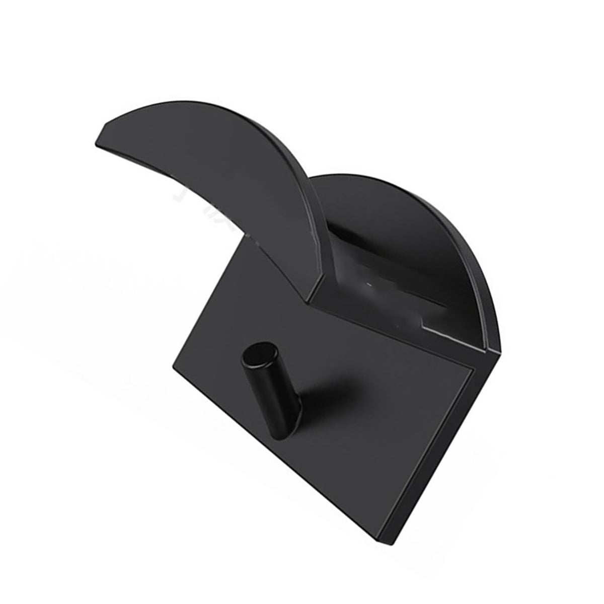 10PCS Adhesive Hat Hooks Modern Minimalist Strong Transparent Adhesive Hat Rack for Wall Black