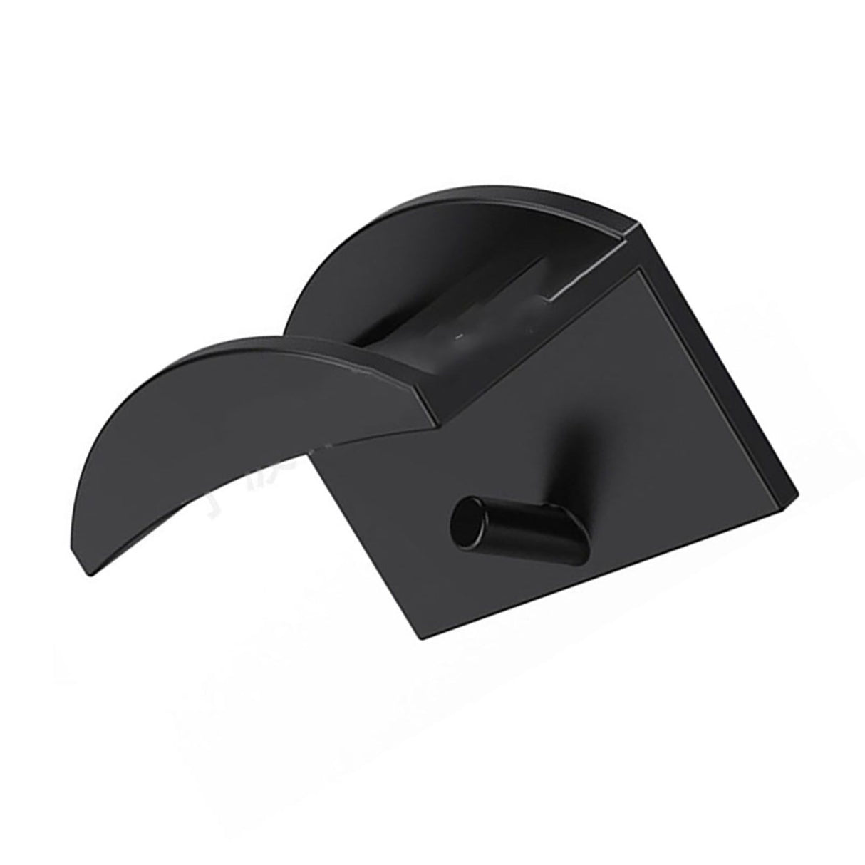 10PCS Adhesive Hat Hooks Modern Minimalist Strong Transparent Adhesive Hat Rack for Wall Black
