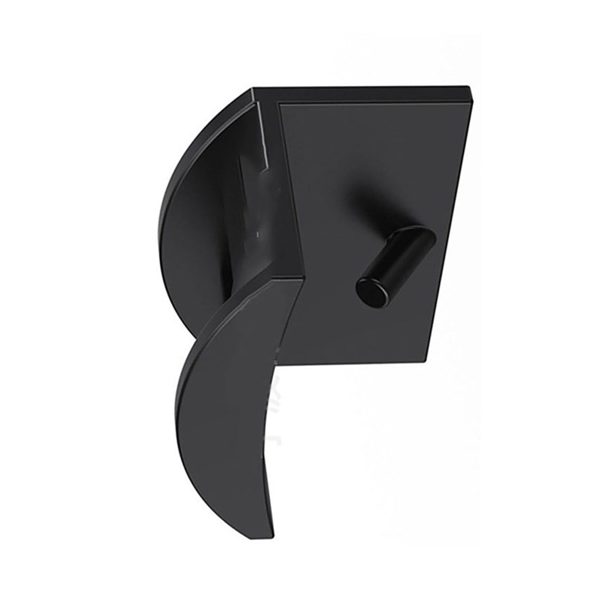 10PCS Adhesive Hat Hooks Modern Minimalist Strong Transparent Adhesive Hat Rack for Wall Black