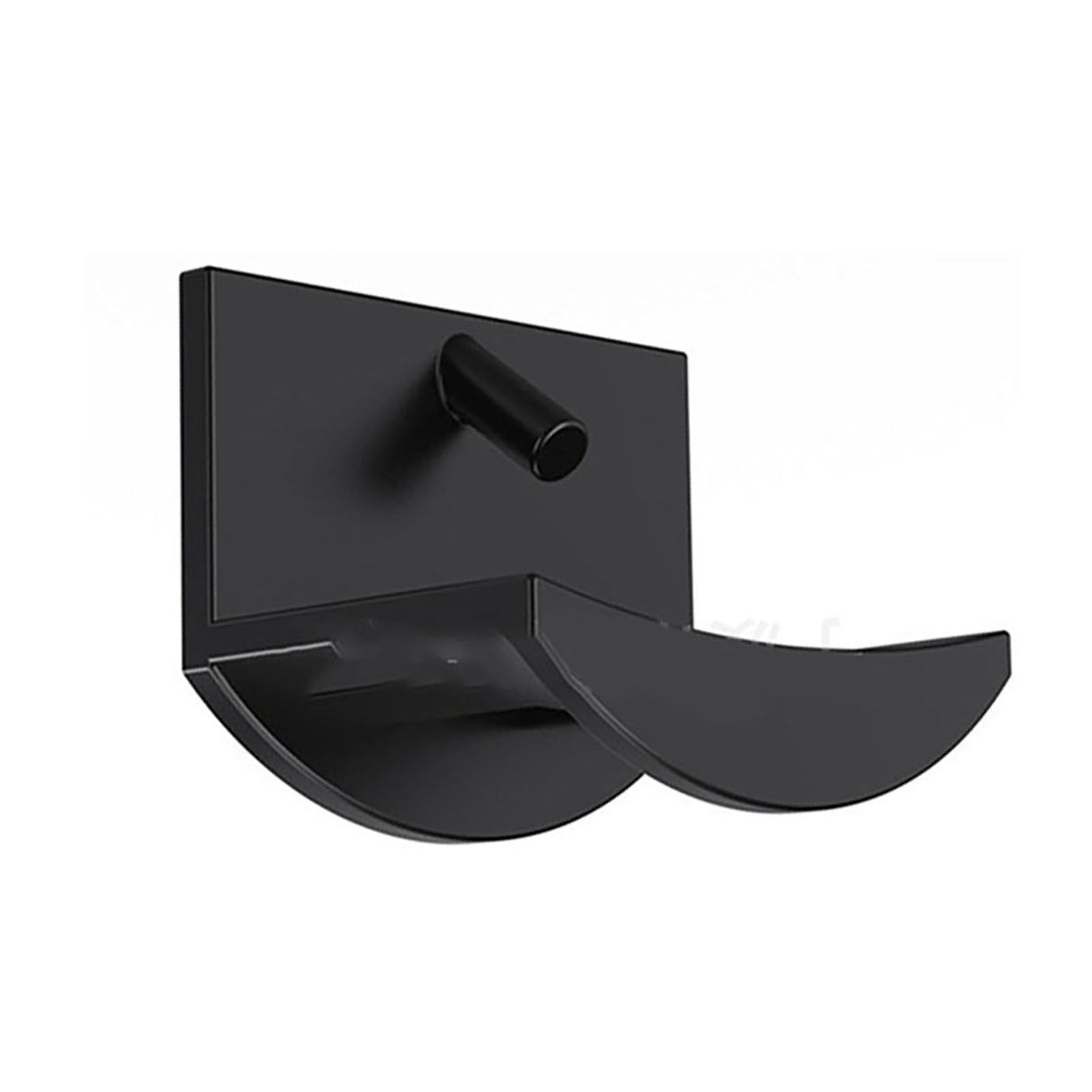 10PCS Adhesive Hat Hooks Modern Minimalist Strong Transparent Adhesive Hat Rack for Wall Black