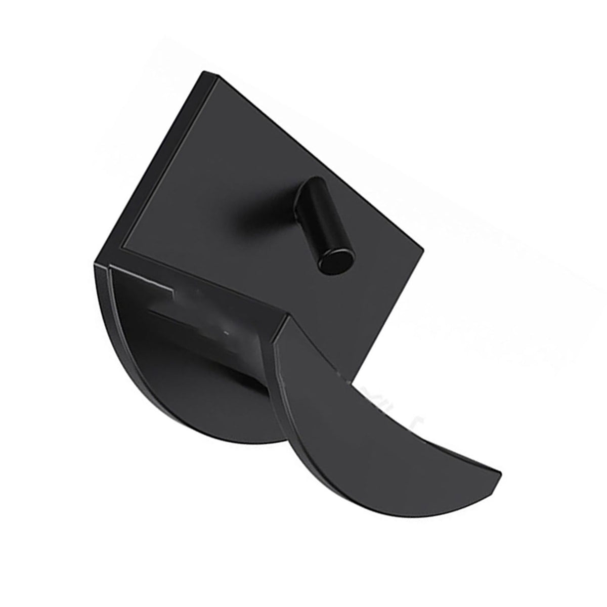 10PCS Adhesive Hat Hooks Modern Minimalist Strong Transparent Adhesive Hat Rack for Wall Black