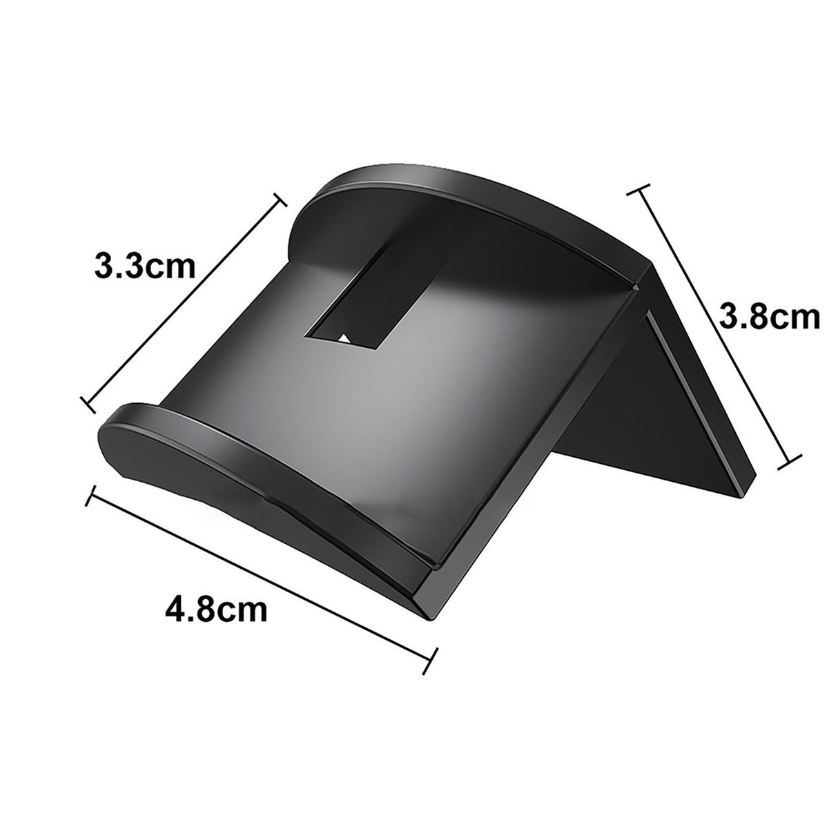 10PCS Adhesive Hat Hooks Modern Minimalist Strong Transparent Adhesive Hat Rack for Wall Black