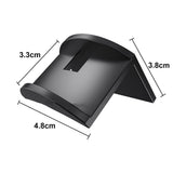 10PCS Adhesive Hat Hooks Modern Minimalist Strong Transparent Adhesive Hat Rack for Wall Black - Extra Image