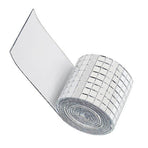 3PCS Mirror Mosaic Tiles Silver 1464 Grains Acrylic Self Adhesive 4x100cm Mirror Tiles Sticker for Handmade Crafts