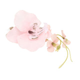 5 Pcs Groom Boutonniere Elegant Men Wedding Flower Lifelike Permanent Reusable Artificial Brooch Flower Pink