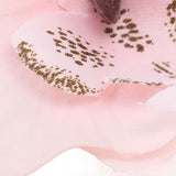 5 Pcs Groom Boutonniere Elegant Men Wedding Flower Lifelike Permanent Reusable Artificial Brooch Flower Pink - Extra Image