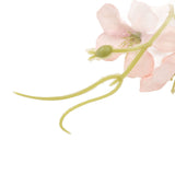 5 Pcs Groom Boutonniere Elegant Men Wedding Flower Lifelike Permanent Reusable Artificial Brooch Flower Pink - Extra Image
