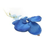 5 Pcs Groom Boutonniere Elegant Men Wedding Flower Lifelike Permanent Reusable Artificial Brooch Flower Blue