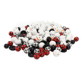 Christmas Beads Ornament DIY Making Printed Pattern Reliable Reusable Decorative Schima Superba Hanging Christmas Beads