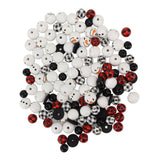 Christmas Beads Ornament DIY Making Printed Pattern Reliable Reusable Decorative Schima Superba Hanging Christmas Beads