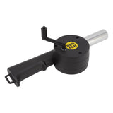 Air Blower Mini High Temperature Resistant Easy Cleaning Handheld Portable BBQ Fan Black