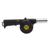 Air Blower Mini High Temperature Resistant Easy Cleaning Handheld Portable BBQ Fan Black - 45-Degree Angle
