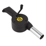 Air Blower Mini High Temperature Resistant Easy Cleaning Handheld Portable BBQ Fan Black