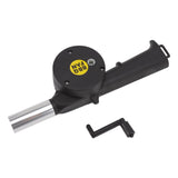 Air Blower Mini High Temperature Resistant Easy Cleaning Handheld Portable BBQ Fan Black - Extra Image