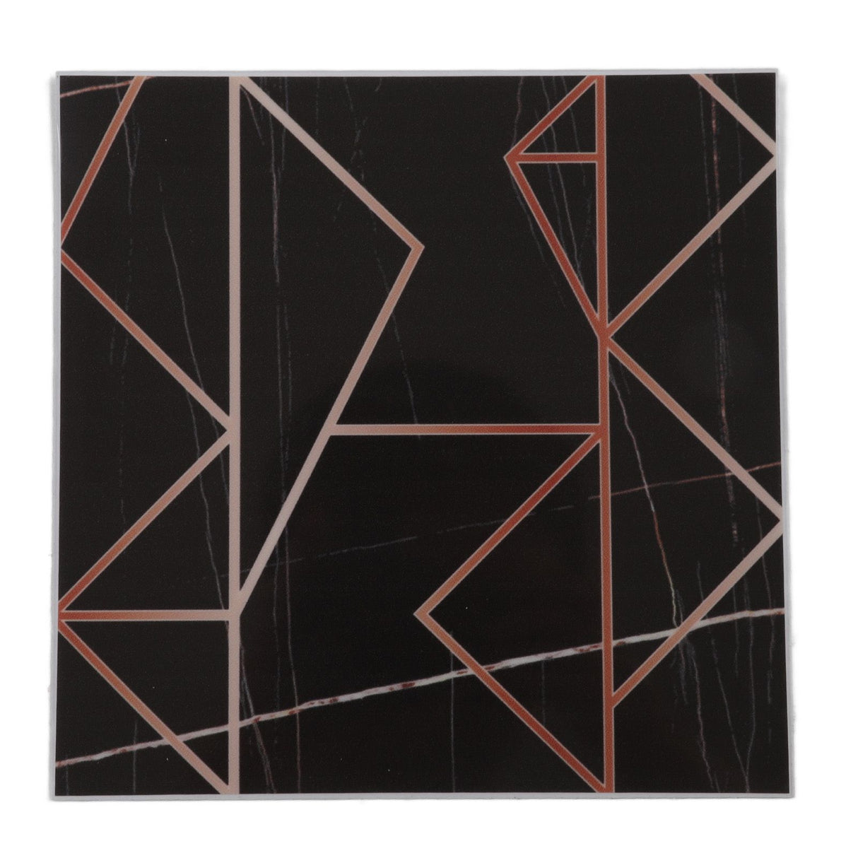 10pcs Tile Sticker 15x15cm 3D Self Adhesive Backing Waterproof Oil Proof Decorative 0.26mm Thicker PVC Tile Decals