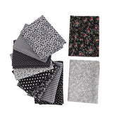 Craft Fabric Soft Prevent Pilling Printing Cuttable Cotton DIY Sewing Fabric Cloth for Quilting Scrapbooking 10 Colors - Top-Down View