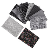Craft Fabric Soft Prevent Pilling Printing Cuttable Cotton DIY Sewing Fabric Cloth for Quilting Scrapbooking 10 Colors - Rear View