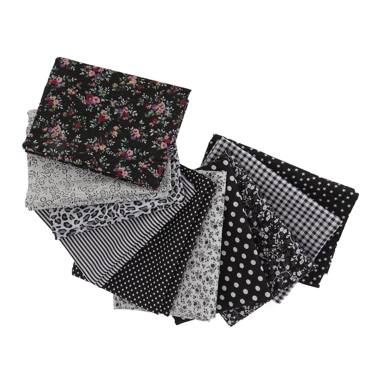 Craft Fabric Soft Prevent Pilling Printing Cuttable Cotton DIY Sewing Fabric Cloth for Quilting Scrapbooking 10 Colors