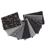 Craft Fabric Soft Prevent Pilling Printing Cuttable Cotton DIY Sewing Fabric Cloth for Quilting Scrapbooking 10 Colors