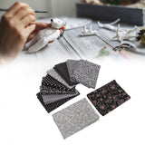 Craft Fabric Soft Prevent Pilling Printing Cuttable Cotton DIY Sewing Fabric Cloth for Quilting Scrapbooking 10 Colors - Extra Image
