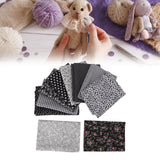 Craft Fabric Soft Prevent Pilling Printing Cuttable Cotton DIY Sewing Fabric Cloth for Quilting Scrapbooking 10 Colors