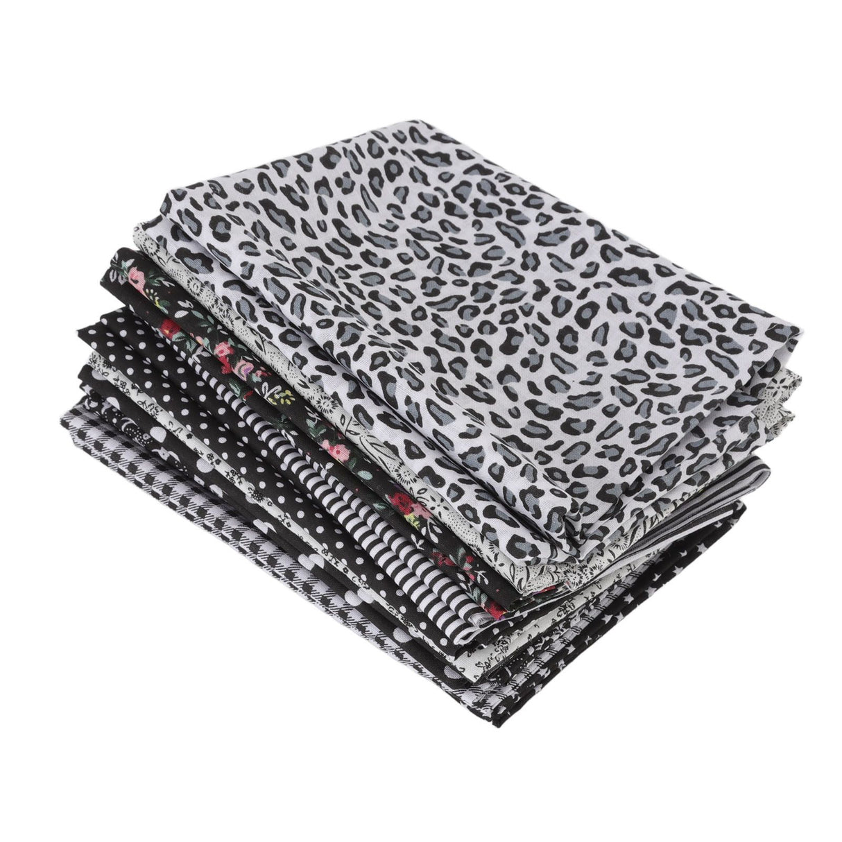 Craft Fabric Soft Prevent Pilling Printing Cuttable Cotton DIY Sewing Fabric Cloth for Quilting Scrapbooking 10 Colors