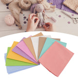 10pcs Cotton Quilting Fabric Pure Color Twill Sewing Quilting Fabrics for DIY Sewing Crafts