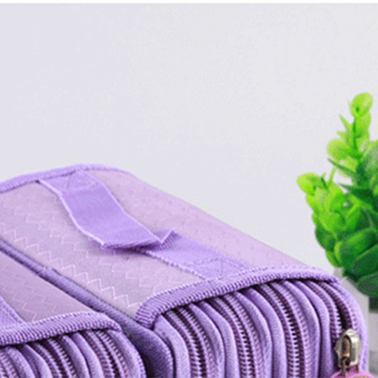Large Pencil Case 72 Holes Multilayer Large Capacity Multifunction Oxford Cloth Pencil Pouch Case for Pen Pencil School Purple