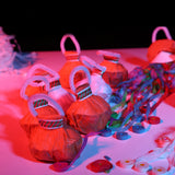 Streamer Popper Hand Throw Paper Cracker 30 Stripes Confetti Decor for Party Home Flame Retardant Pull Ring Coloful