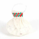Streamer Popper Hand Throw Paper Cracker 30 Stripes Confetti Decor for Party Home Pull Ring White