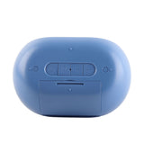 Kids Alarm Clock Cartoon Cute Intelligent Battery Operated Digital LED Electronic Clock with Night Light Blue