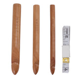 Single Head Wooden Crochet Hooks 25mm 20mm 15mm Crochet Hook for Sweaters Hats Scarves Gloves