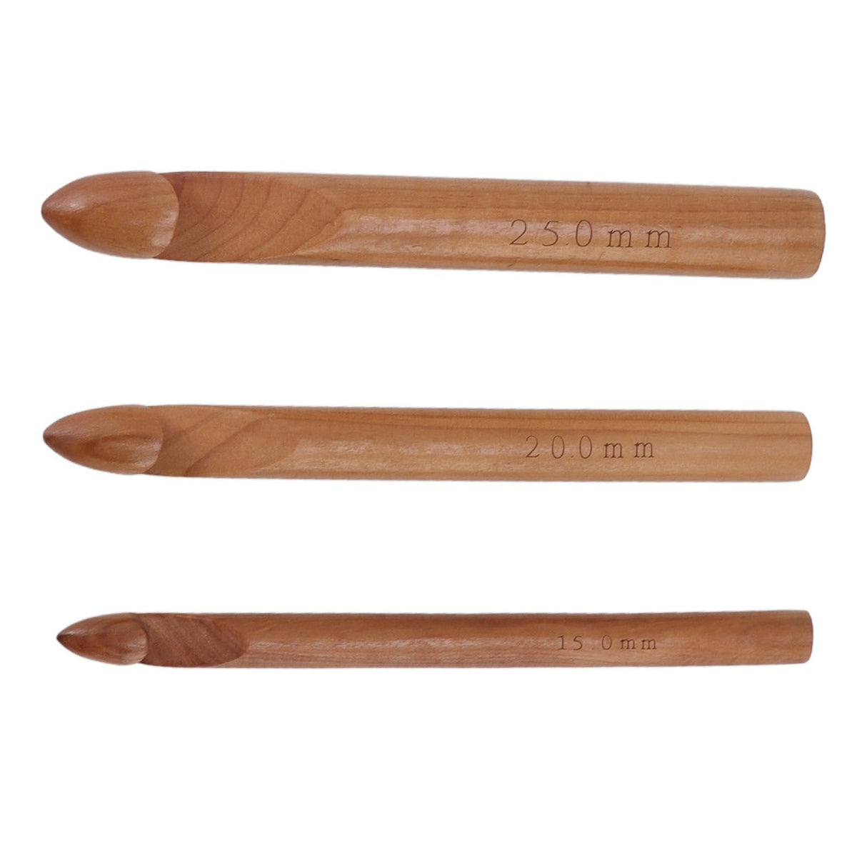 Single Head Wooden Crochet Hooks 25mm 20mm 15mm Crochet Hook for Sweaters Hats Scarves Gloves