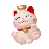 Lucky Cat Ornament Synthetic Resin Fortune Cat Statue Decoration for Home Living Room SJ0001 1