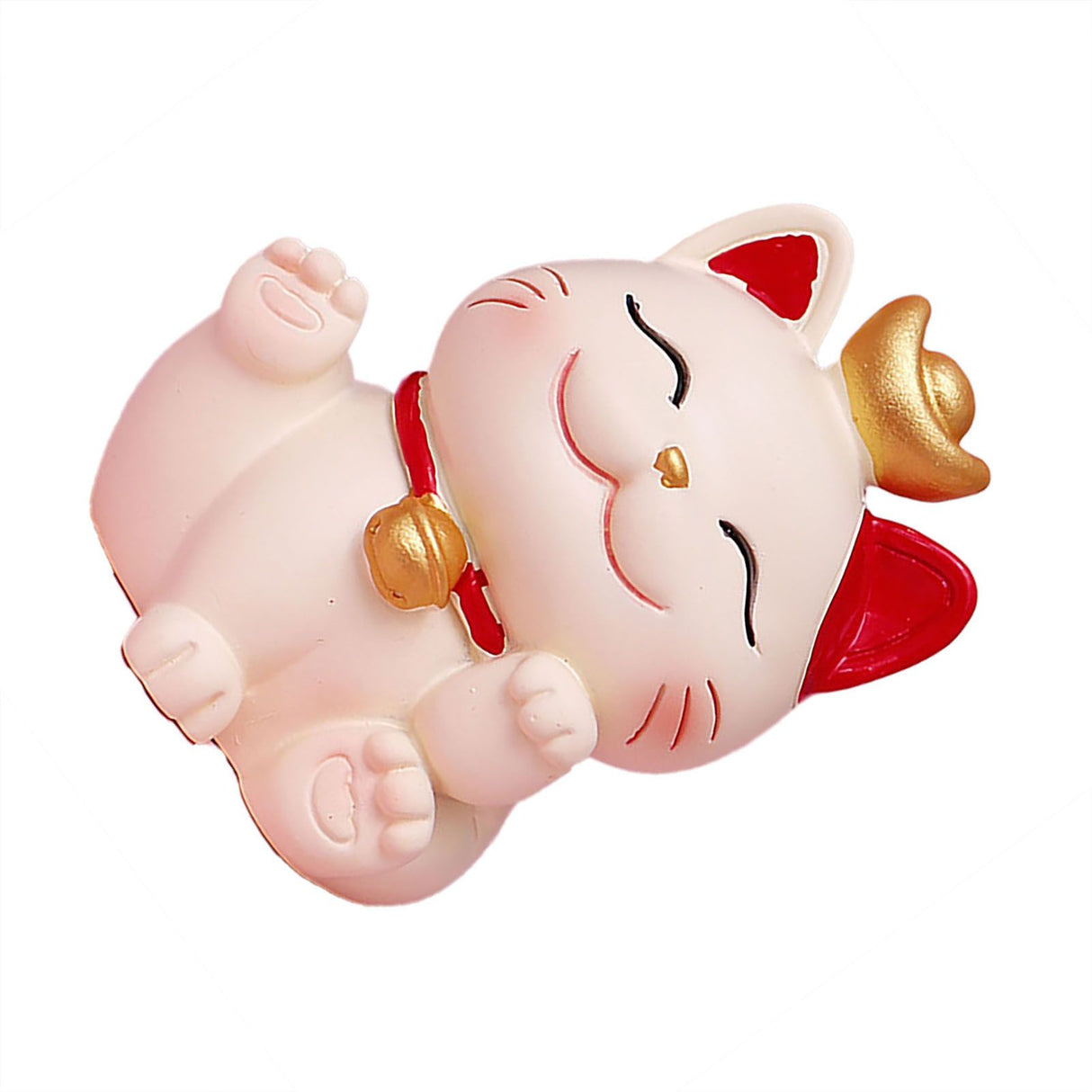 Lucky Cat Ornament Synthetic Resin Fortune Cat Statue Decoration for Home Living Room SJ0001 1